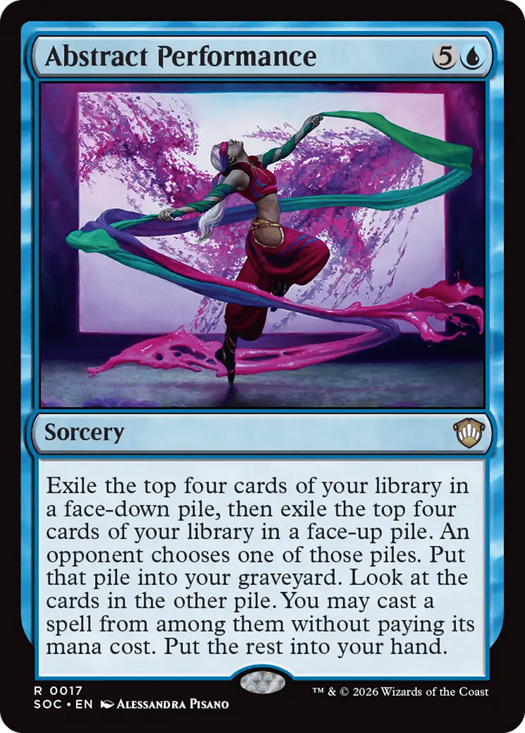 Abstract Performance [Secrets of Strixhaven Commander] MTG Single Magic: The Gathering  | Multizone: Comics And Games