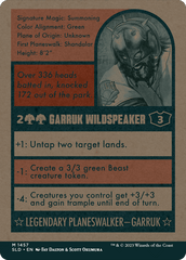 Garruk Wildspeaker [Secret Lair Drop Series] MTG Single Magic: The Gathering  | Multizone: Comics And Games