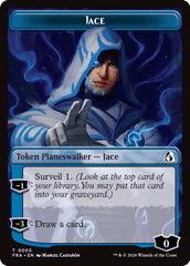 Spirit // Jace Double-Sided Token [Reality Fracture Commander Tokens] MTG Single Magic: The Gathering  | Multizone: Comics And Games