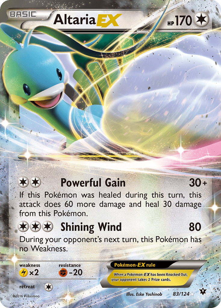 Altaria EX (83/124) [XY: Fates Collide] Pokemon Single Pokémon  | Multizone: Comics And Games