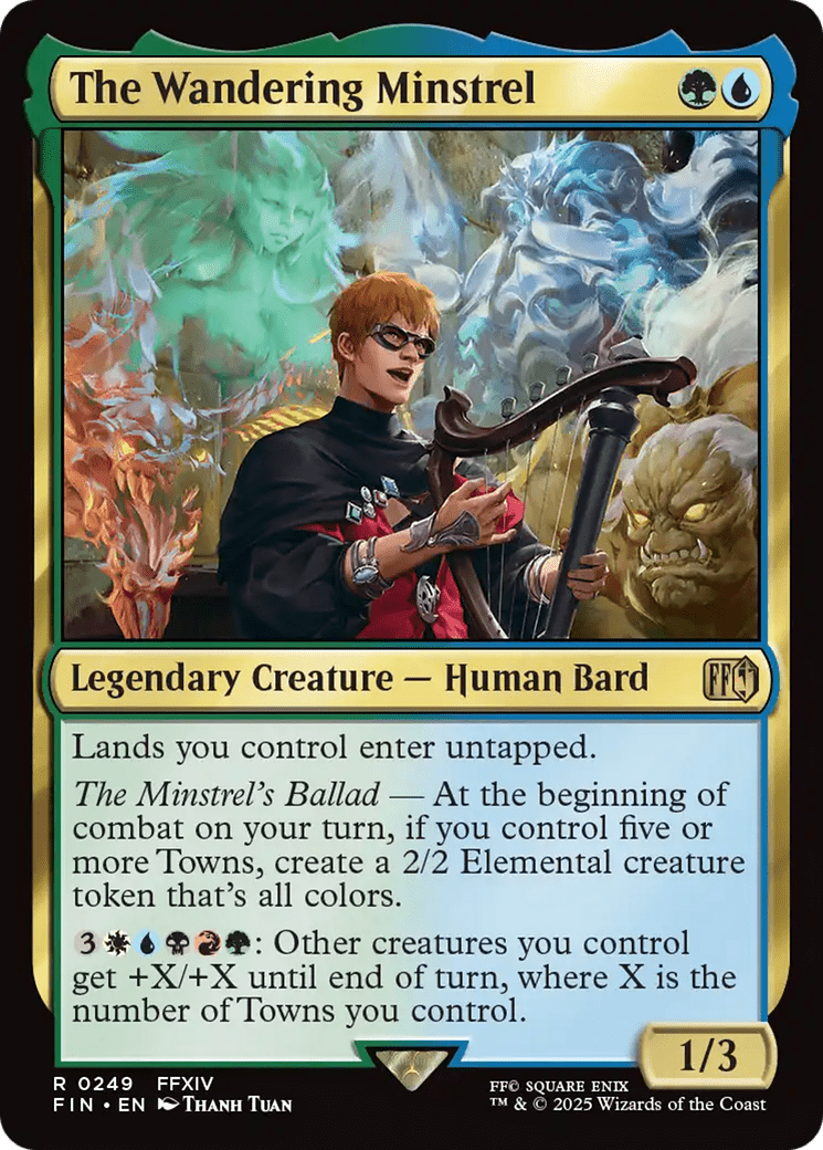 The Wandering Minstrel [FINAL FANTASY] MTG Single Magic: The Gathering  | Multizone: Comics And Games