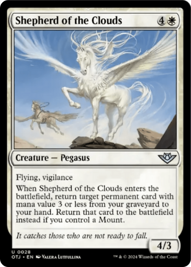 Shepherd of the Clouds [Outlaws of Thunder Junction] MTG Single Magic: The Gathering  | Multizone: Comics And Games