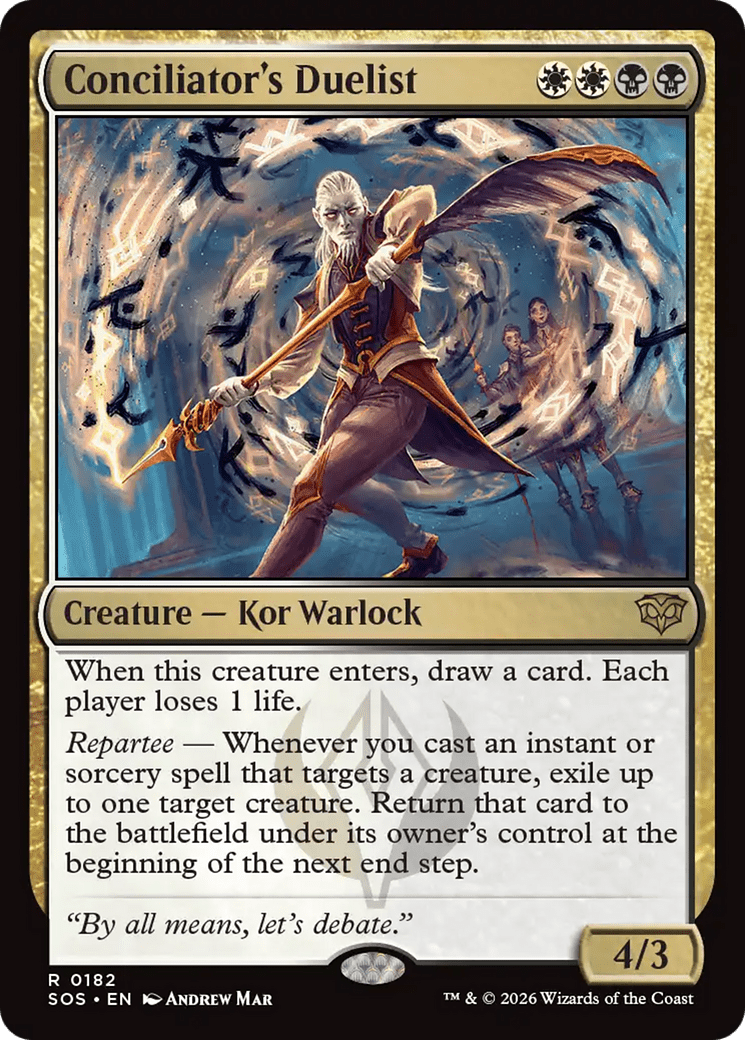 Conciliator's Duelist [Secrets of Strixhaven] MTG Single Magic: The Gathering  | Multizone: Comics And Games