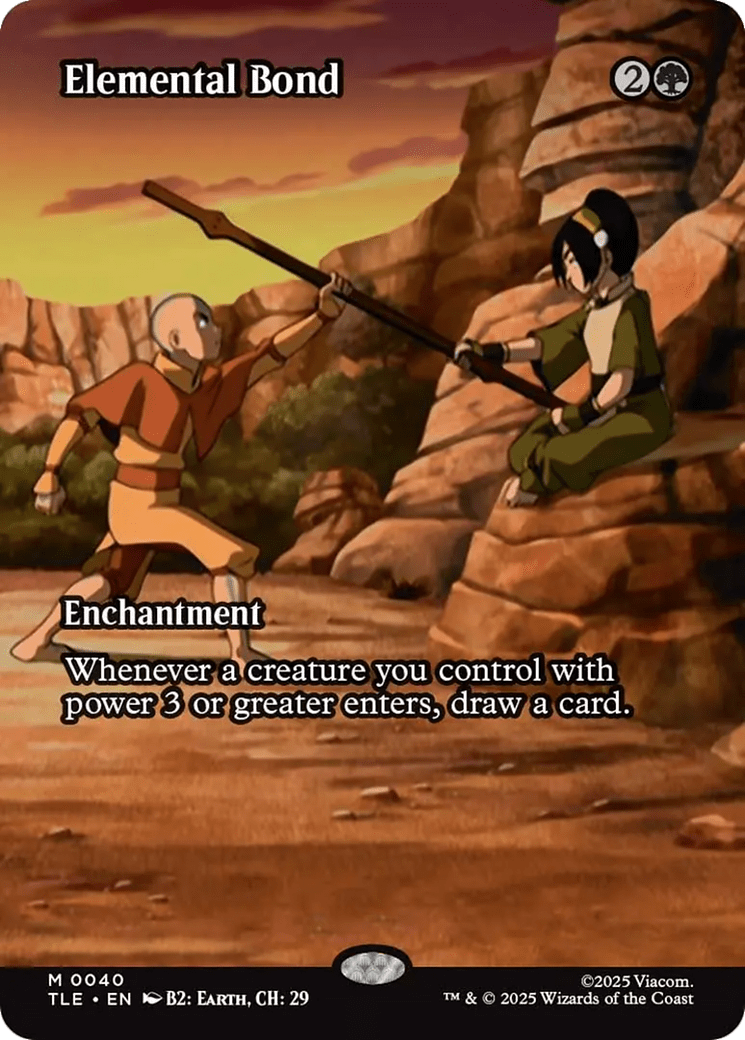 Elemental Bond (Borderless) [Avatar: The Last Airbender: Eternal-Legal] MTG Single Magic: The Gathering  | Multizone: Comics And Games