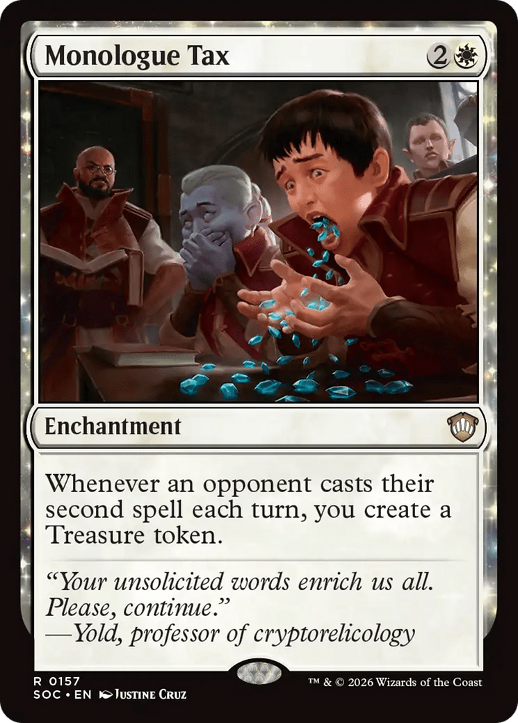 Monologue Tax [Secrets of Strixhaven Commander] MTG Single Magic: The Gathering  | Multizone: Comics And Games