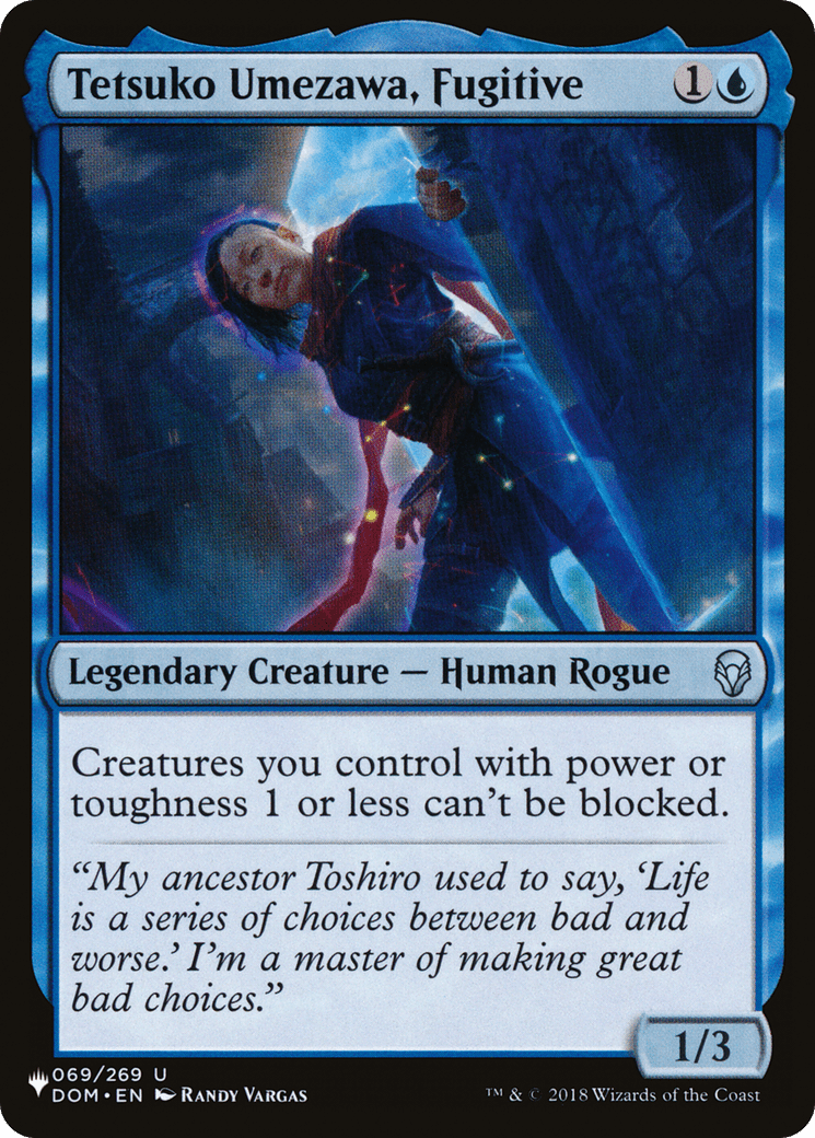 Tetsuko Umezawa, Fugitive [The List] MTG Single Magic: The Gathering  | Multizone: Comics And Games