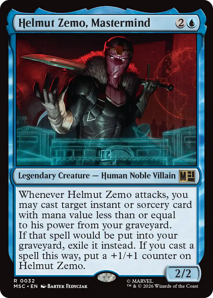 Helmut Zemo, Mastermind (Surge Foil) [Marvel Super Heroes Commander] | Multizone: Comics And Games
