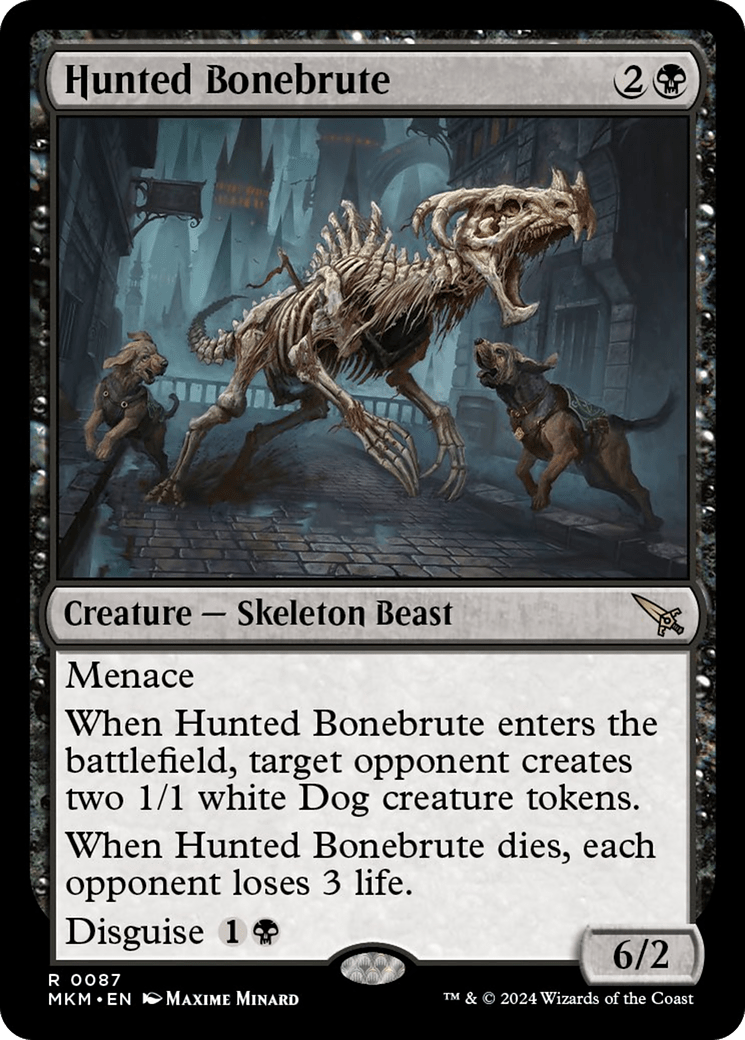 Hunted Bonebrute [Murders at Karlov Manor] MTG Single Magic: The Gathering  | Multizone: Comics And Games