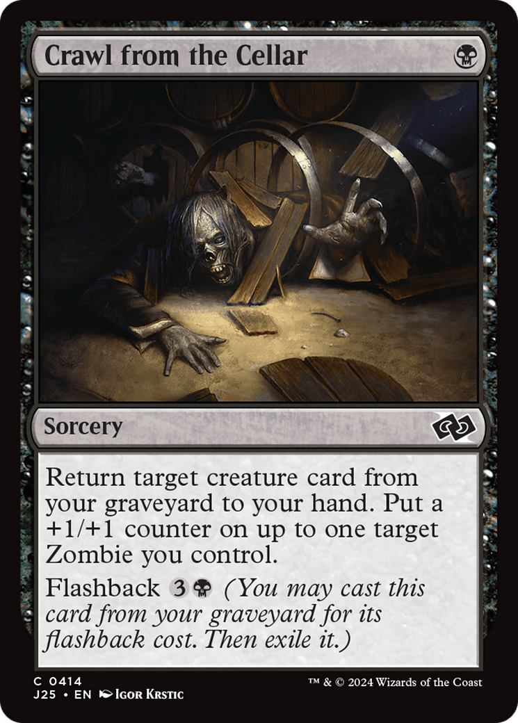Crawl from the Cellar [Foundations Jumpstart] MTG Single Magic: The Gathering  | Multizone: Comics And Games