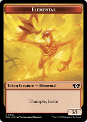 Elemental (2) // Teferi Akosa of Zhalfir Emblem Double-Sided Token [March of the Machine Tokens] MTG Single Magic: The Gathering  | Multizone: Comics And Games
