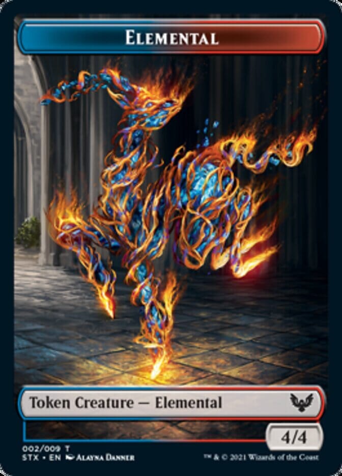Elemental Token [Strixhaven: School of Mages Tokens] MTG Single Magic: The Gathering  | Multizone: Comics And Games