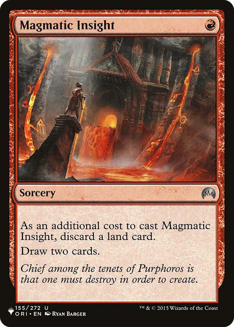 Magmatic Insight [The List] MTG Single Magic: The Gathering  | Multizone: Comics And Games