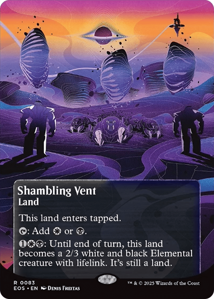 Shambling Vent (0083) (Borderless) [Edge of Eternities: Stellar Sights] MTG Single Magic: The Gathering  | Multizone: Comics And Games