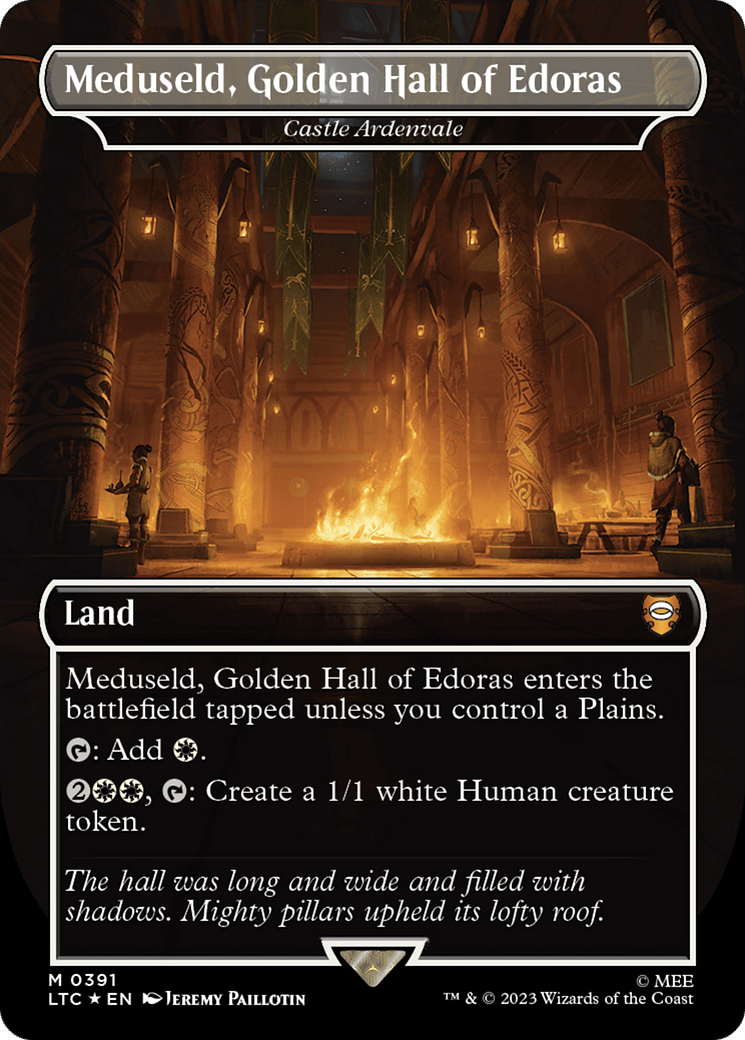 Meduseld, Golden Hall of Edoras - Castle Ardenvale (Surge Foil Realms and Relics) [The Lord of the Rings: Tales of Middle-Earth Commander] MTG Single Magic: The Gathering  | Multizone: Comics And Games