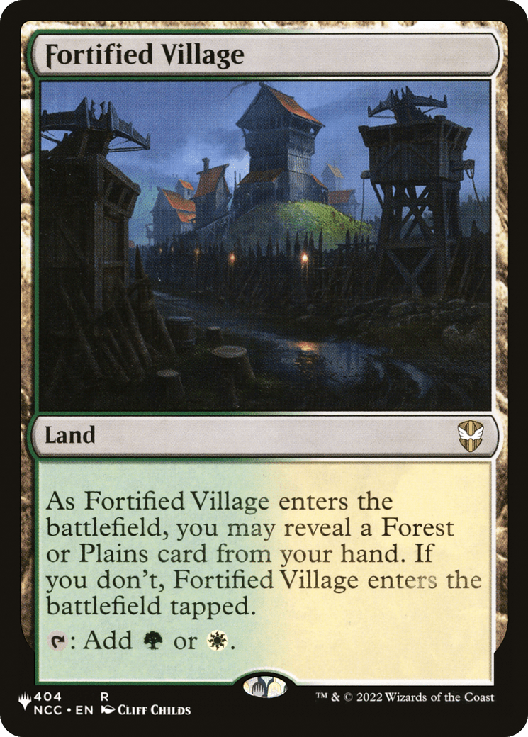 Fortified Village [The List] MTG Single Magic: The Gathering  | Multizone: Comics And Games