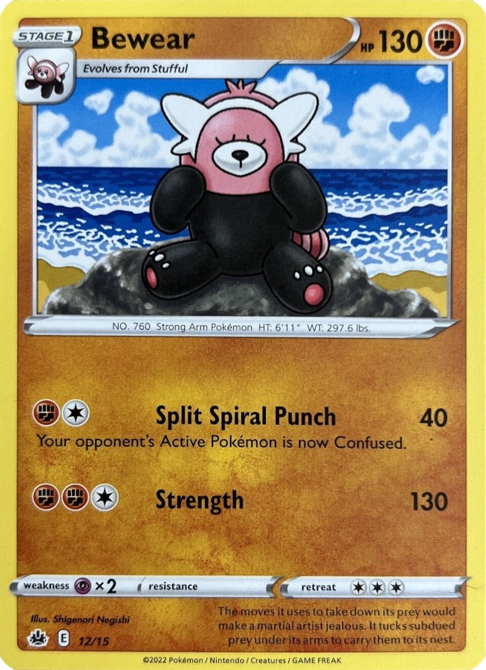 Bewear (12/15) [McDonald's Promos: Match Battle] Pokemon Single Pokémon  | Multizone: Comics And Games
