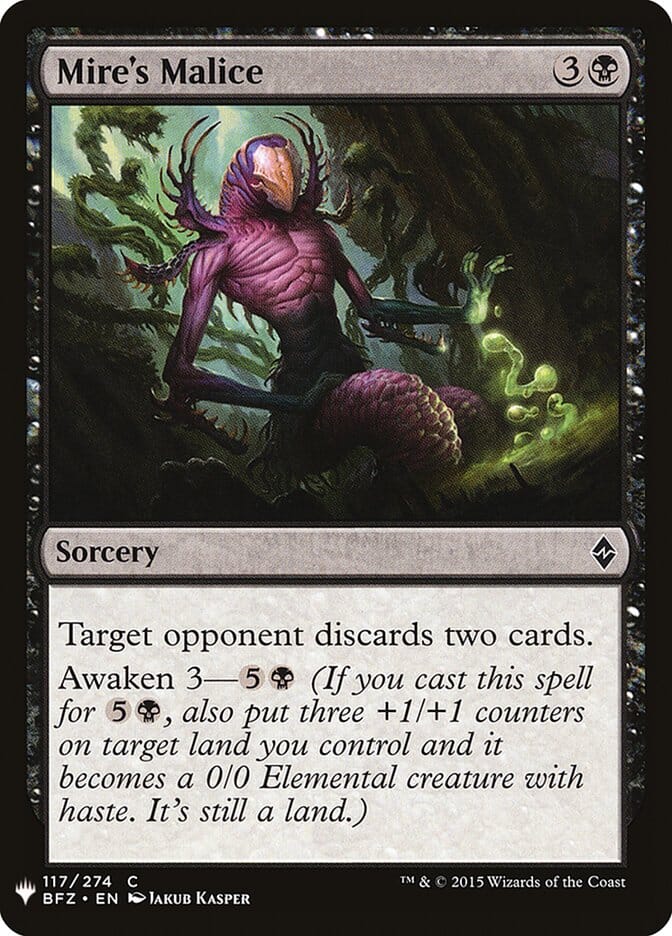 Mire's Malice [Mystery Booster] MTG Single Magic: The Gathering  | Multizone: Comics And Games