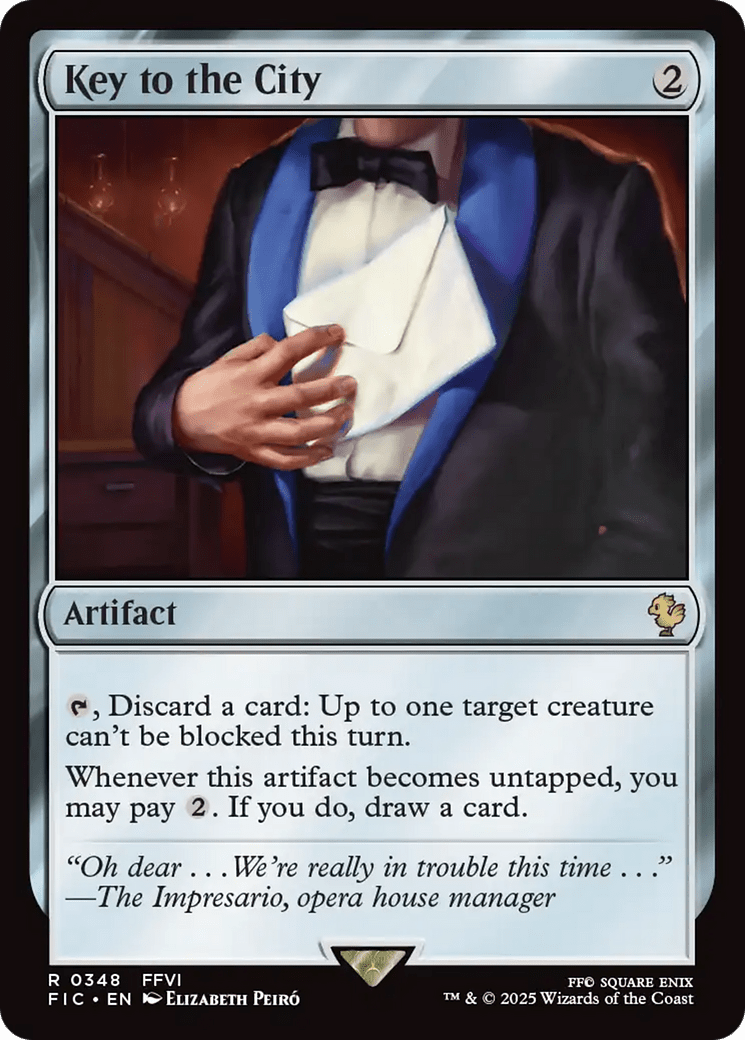Key to the City [FINAL FANTASY Commander] MTG Single Magic: The Gathering  | Multizone: Comics And Games