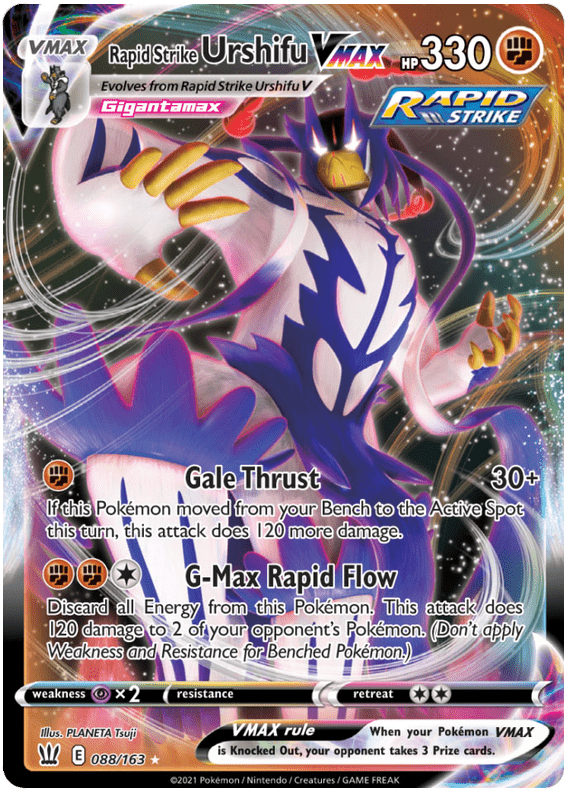 Rapid Strike Urshifu VMAX (088/163) [Sword & Shield: Battle Styles] Pokemon Single Pokémon  | Multizone: Comics And Games