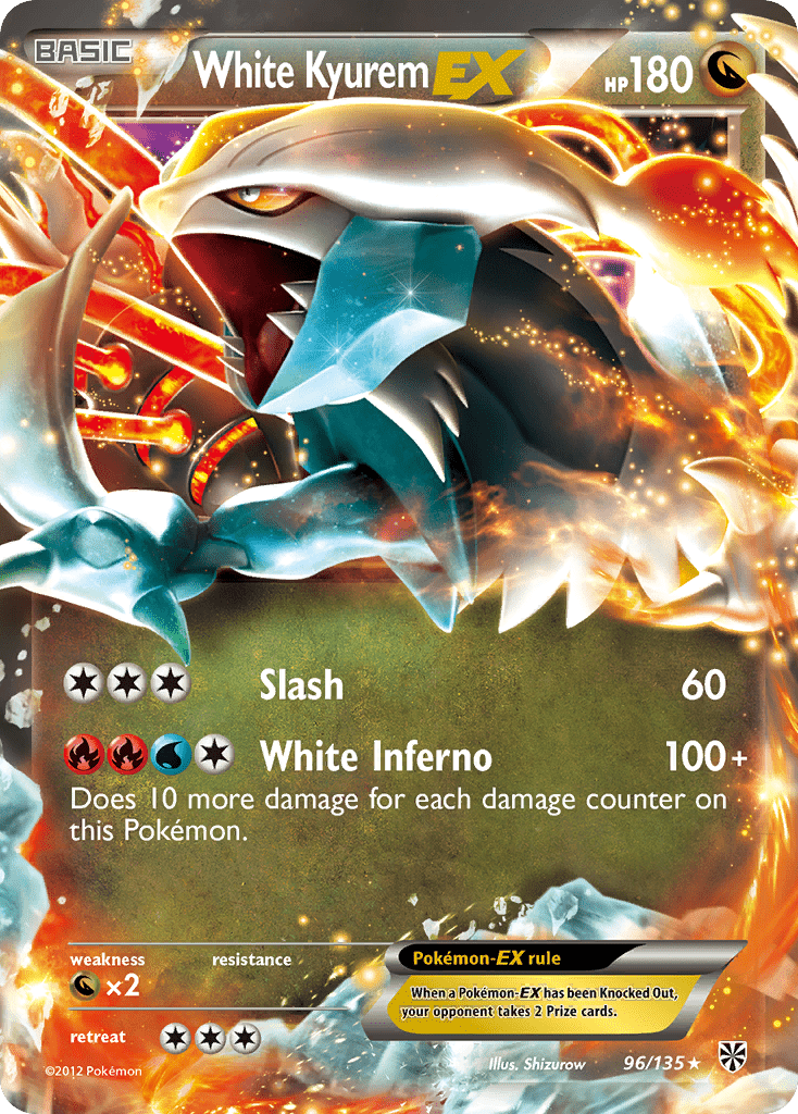White Kyurem EX (96/135) [Black & White: Plasma Storm] Pokemon Single Pokémon  | Multizone: Comics And Games
