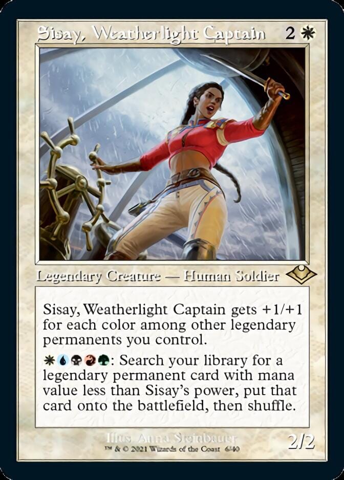 Sisay, Weatherlight Captain (Retro) [Modern Horizons] MTG Single Magic: The Gathering  | Multizone: Comics And Games