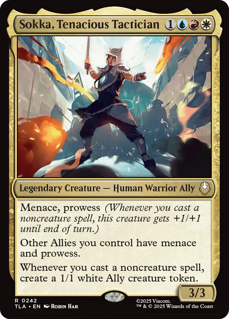 Sokka, Tenacious Tactician [Avatar: The Last Airbender] MTG Single Magic: The Gathering  | Multizone: Comics And Games