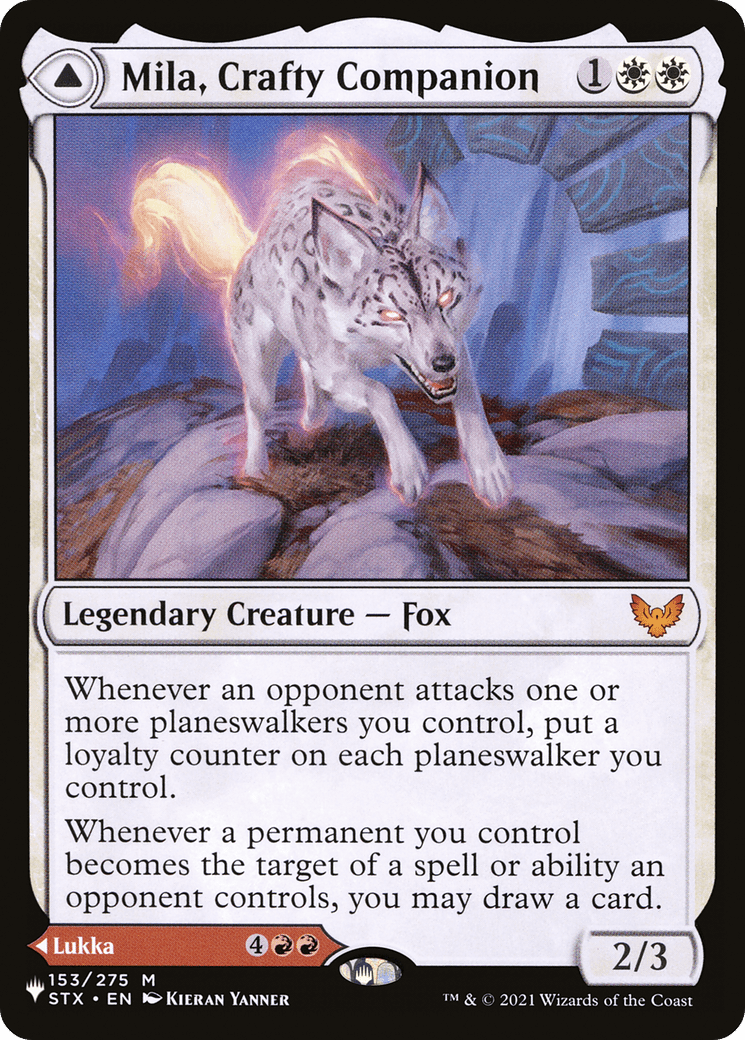 Mila, Crafty Companion // Lukka, Wayward Bonder [Secret Lair: From Cute to Brute] MTG Single Magic: The Gathering  | Multizone: Comics And Games