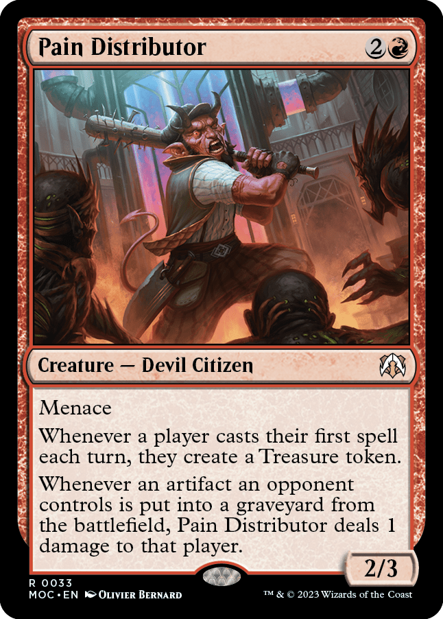 Pain Distributor [March of the Machine Commander] MTG Single Magic: The Gathering  | Multizone: Comics And Games