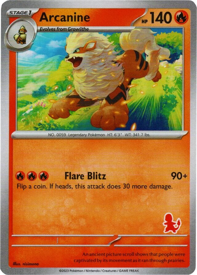 Arcanine [My First Battle] Pokemon Single Pokémon  | Multizone: Comics And Games