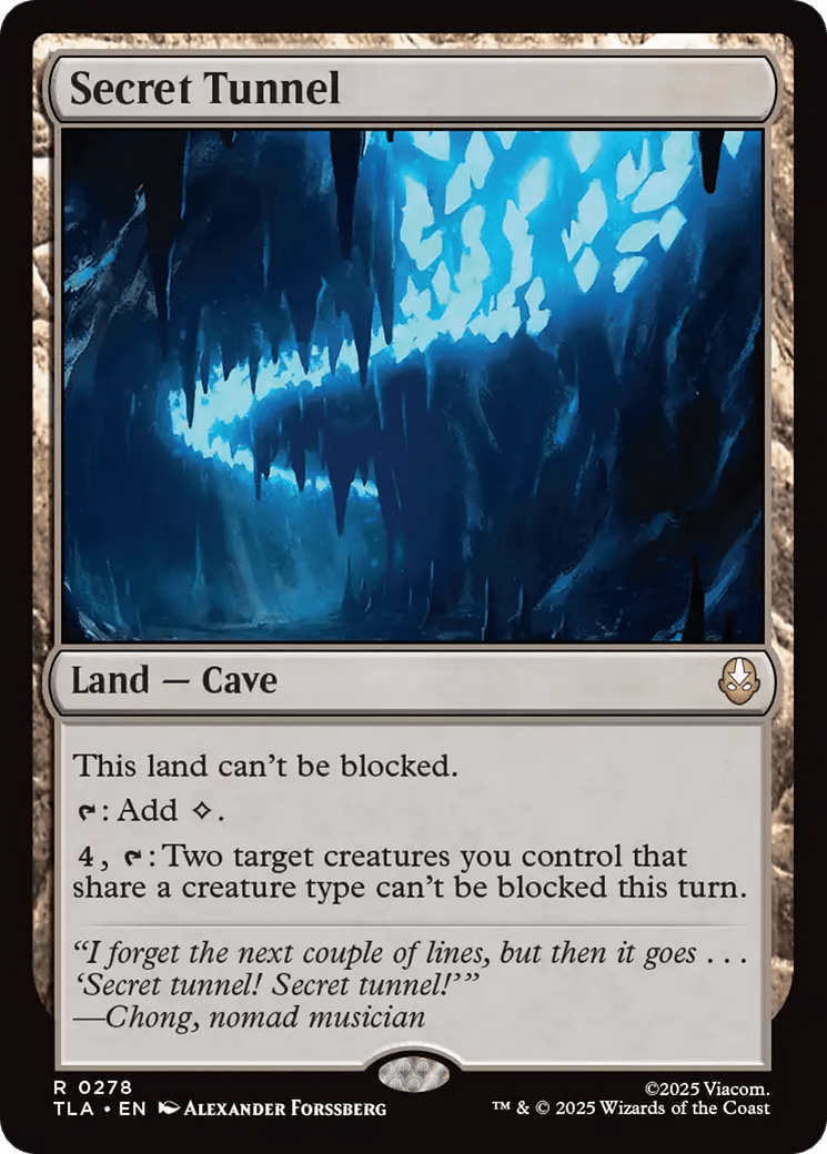 Secret Tunnel [Avatar: The Last Airbender] MTG Single Magic: The Gathering  | Multizone: Comics And Games
