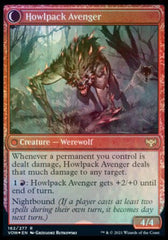 Ill-Tempered Loner // Howlpack Avenger [Innistrad: Crimson Vow Prerelease Promos] MTG Single Magic: The Gathering  | Multizone: Comics And Games