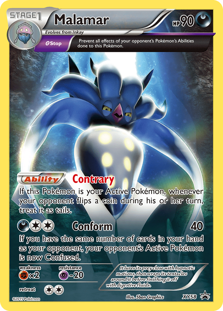 Malamar (XY58) [XY: Black Star Promos] Pokemon Single Pokémon  | Multizone: Comics And Games