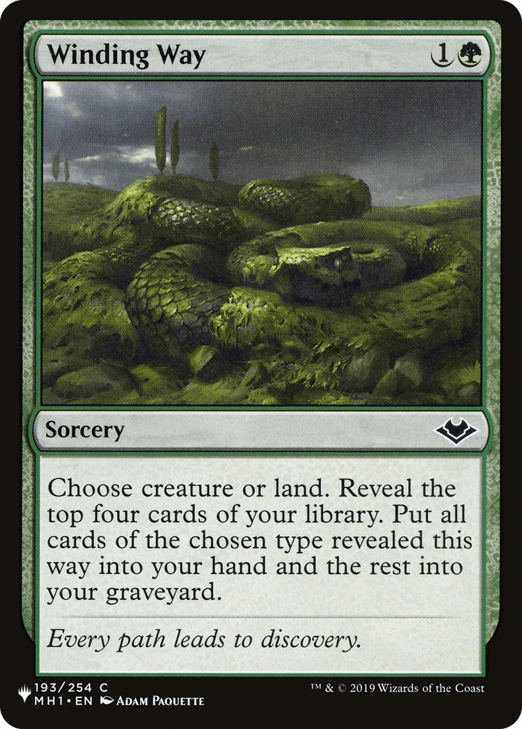 Winding Way [The List] MTG Single Magic: The Gathering  | Multizone: Comics And Games