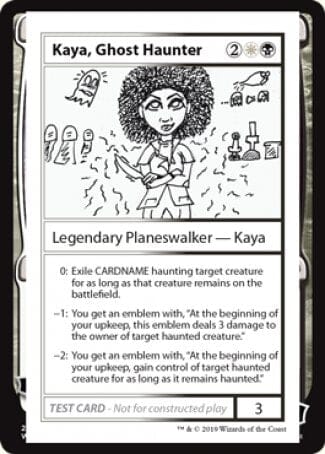 Kaya, Ghost Haunter (2021 Edition) [Mystery Booster Playtest Cards] MTG Single Magic: The Gathering  | Multizone: Comics And Games