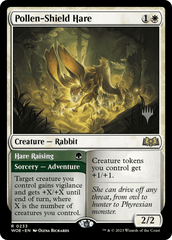 Pollen-Shield Hare // Hare Raising (Promo Pack) [Wilds of Eldraine Promos] MTG Single Magic: The Gathering  | Multizone: Comics And Games