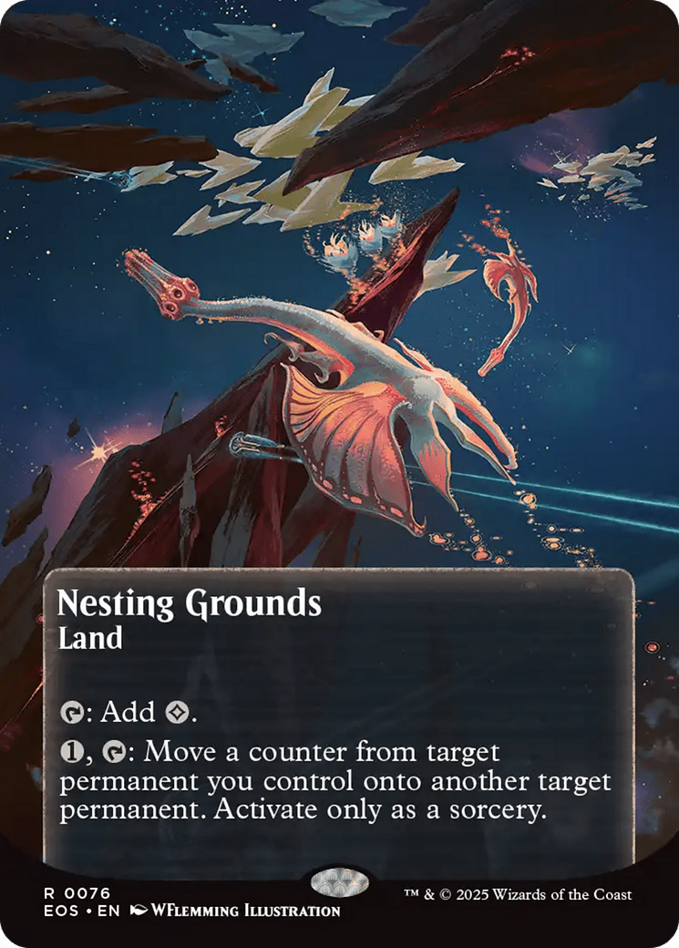 Nesting Grounds (0076) (Borderless) [Edge of Eternities: Stellar Sights] MTG Single Magic: The Gathering  | Multizone: Comics And Games