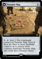Treasure Map // Treasure Cove (Extended Art) [The Lost Caverns of Ixalan] MTG Single Magic: The Gathering  | Multizone: Comics And Games