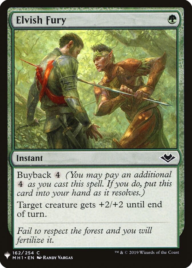 Elvish Fury [Mystery Booster] MTG Single Magic: The Gathering  | Multizone: Comics And Games