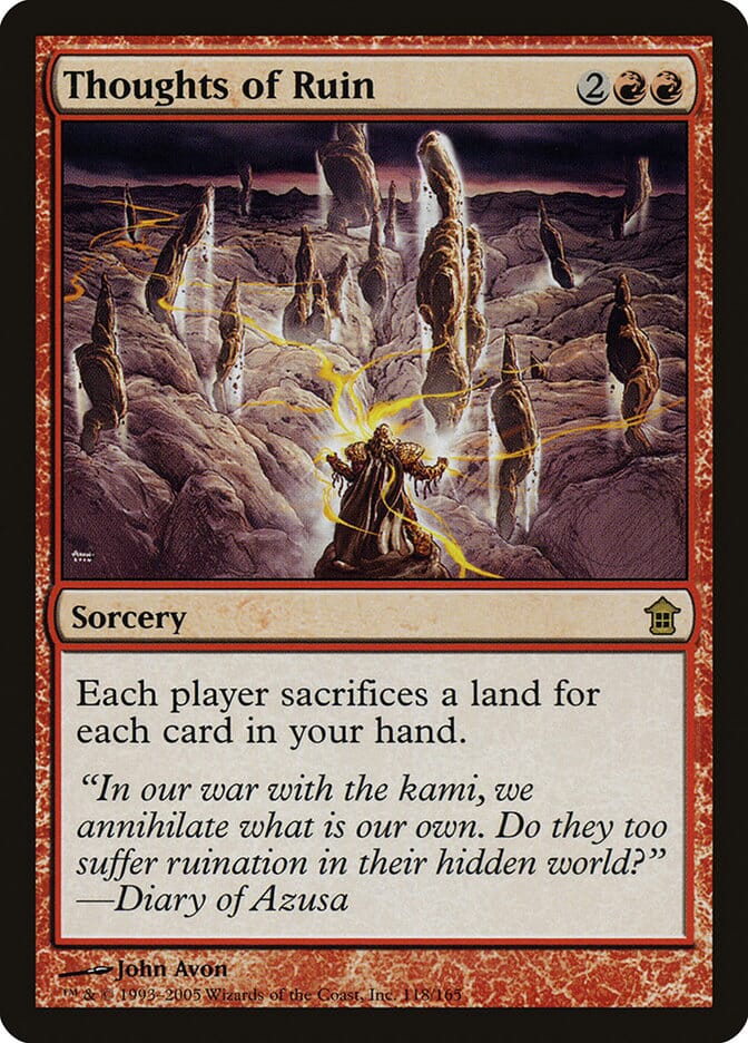 Thoughts of Ruin [Saviors of Kamigawa] MTG Single Magic: The Gathering  | Multizone: Comics And Games