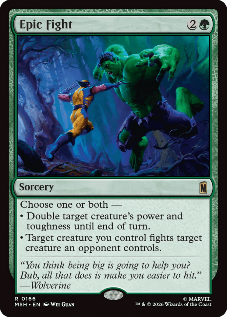 Epic Fight [Marvel Super Heroes] MTG Single Magic: The Gathering  | Multizone: Comics And Games