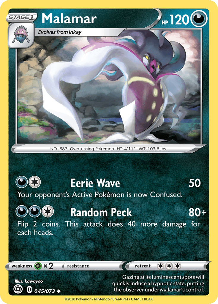 Malamar (045/073) [Sword & Shield: Champion's Path] Pokemon Single Pokémon  | Multizone: Comics And Games