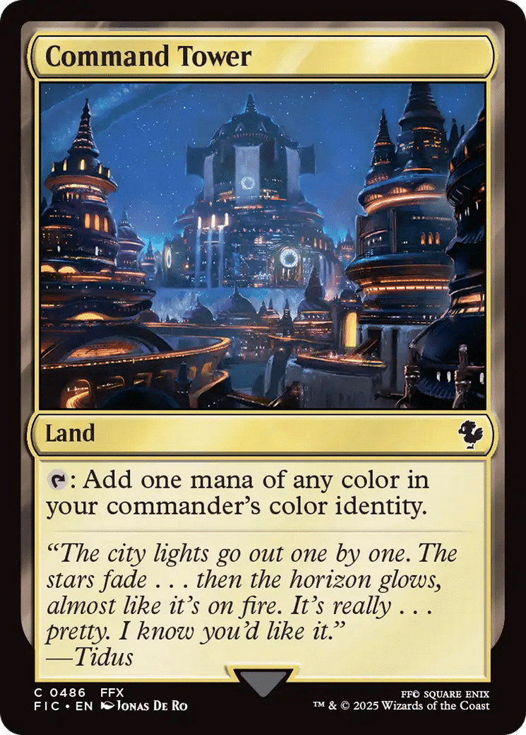 Command Tower (0486) [FINAL FANTASY Commander] MTG Single Magic: The Gathering  | Multizone: Comics And Games