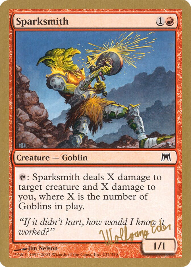 Sparksmith (Wolfgang Eder) [World Championship Decks 2003] MTG Single Magic: The Gathering  | Multizone: Comics And Games