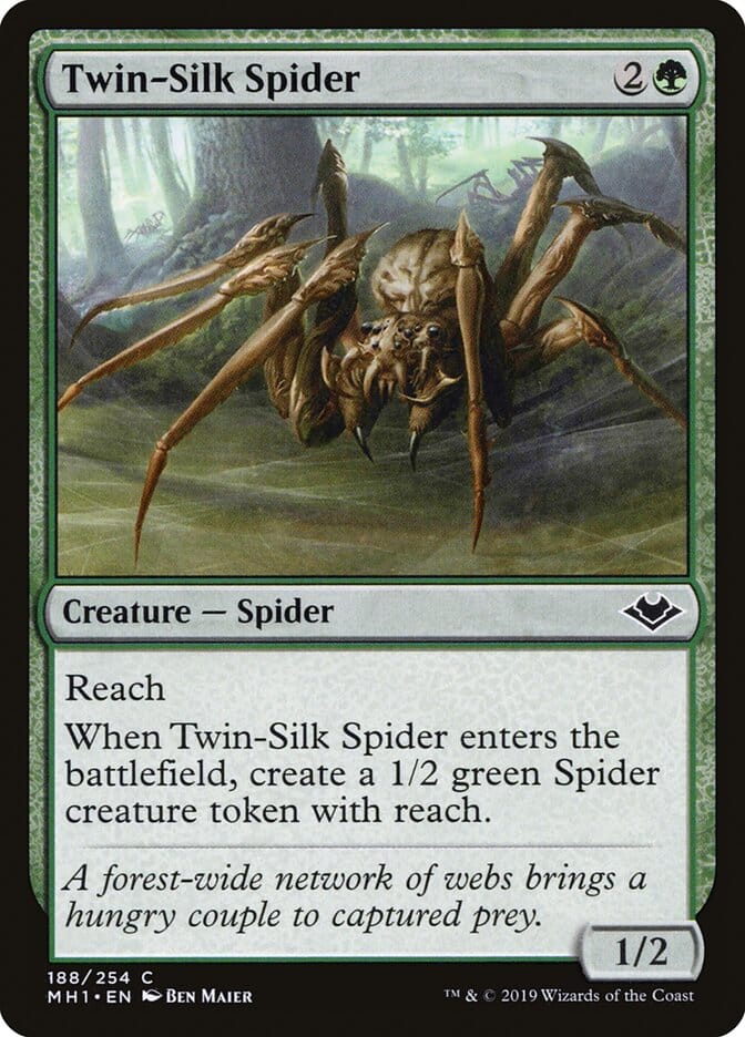 Twin-Silk Spider [Modern Horizons] MTG Single Magic: The Gathering  | Multizone: Comics And Games