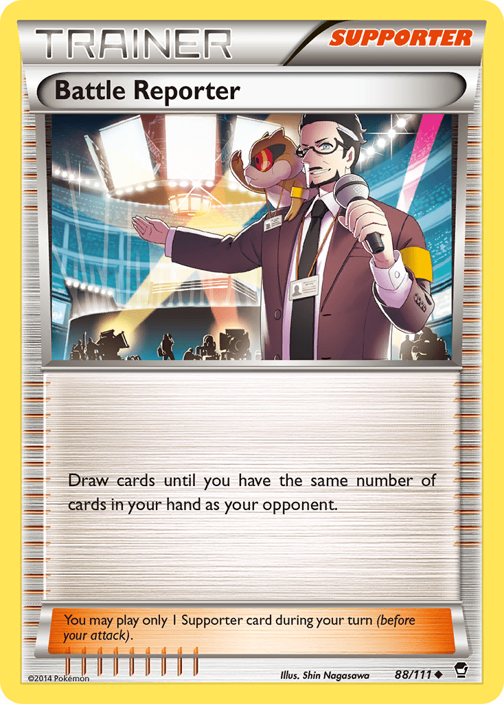 Battle Reporter (88/111) [XY: Furious Fists] Pokemon Single Pokémon  | Multizone: Comics And Games