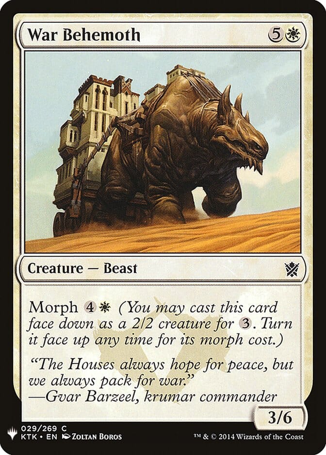 War Behemoth [Mystery Booster] MTG Single Magic: The Gathering  | Multizone: Comics And Games
