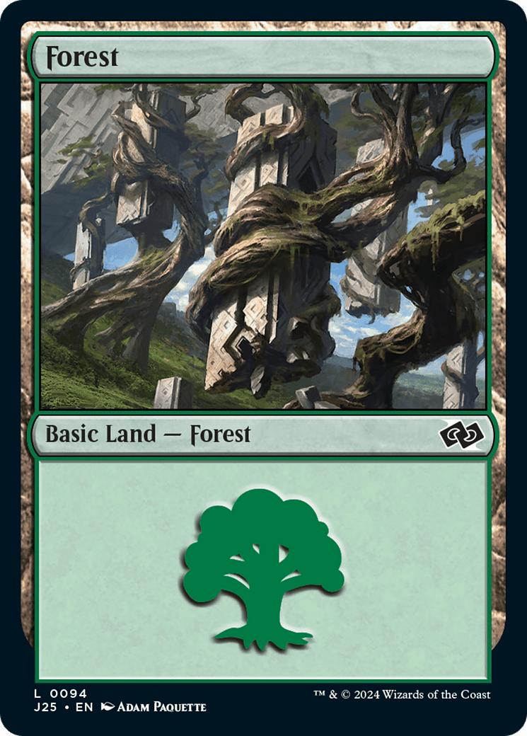 Forest (94) [Foundations Jumpstart] MTG Single Magic: The Gathering  | Multizone: Comics And Games