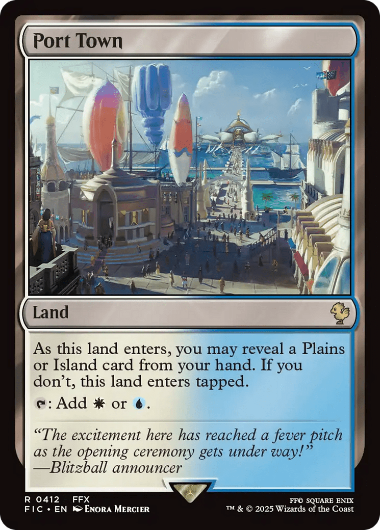 Port Town [FINAL FANTASY Commander] MTG Single Magic: The Gathering  | Multizone: Comics And Games