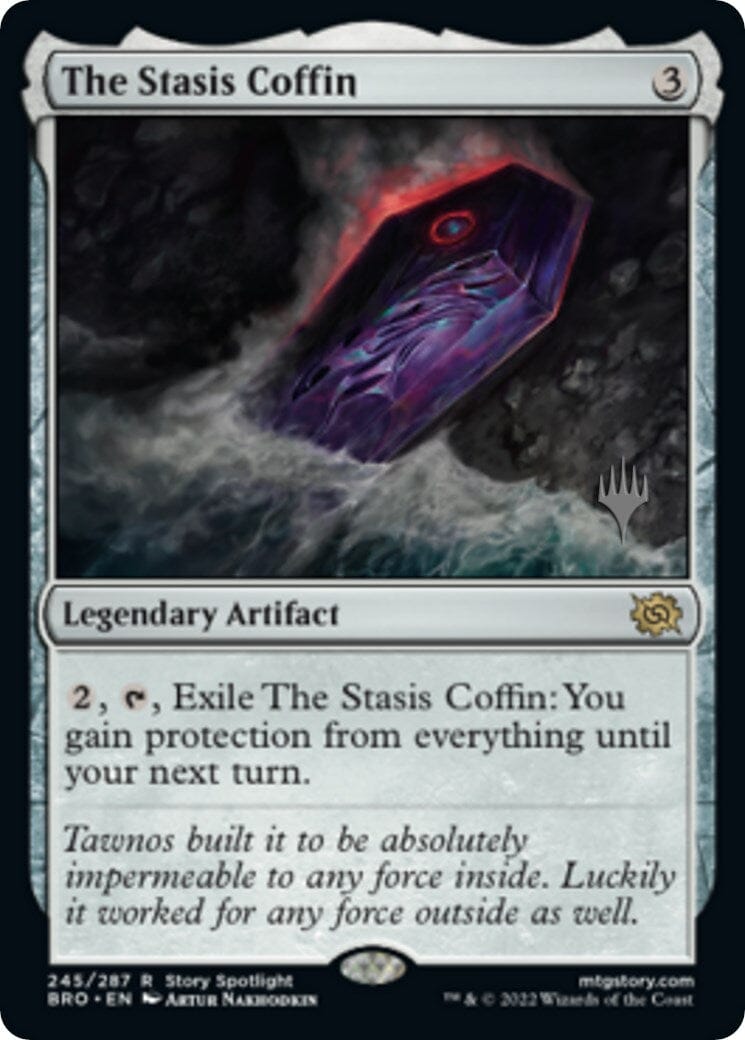 The Stasis Coffin (Promo Pack) [The Brothers' War Promos] MTG Single Magic: The Gathering  | Multizone: Comics And Games