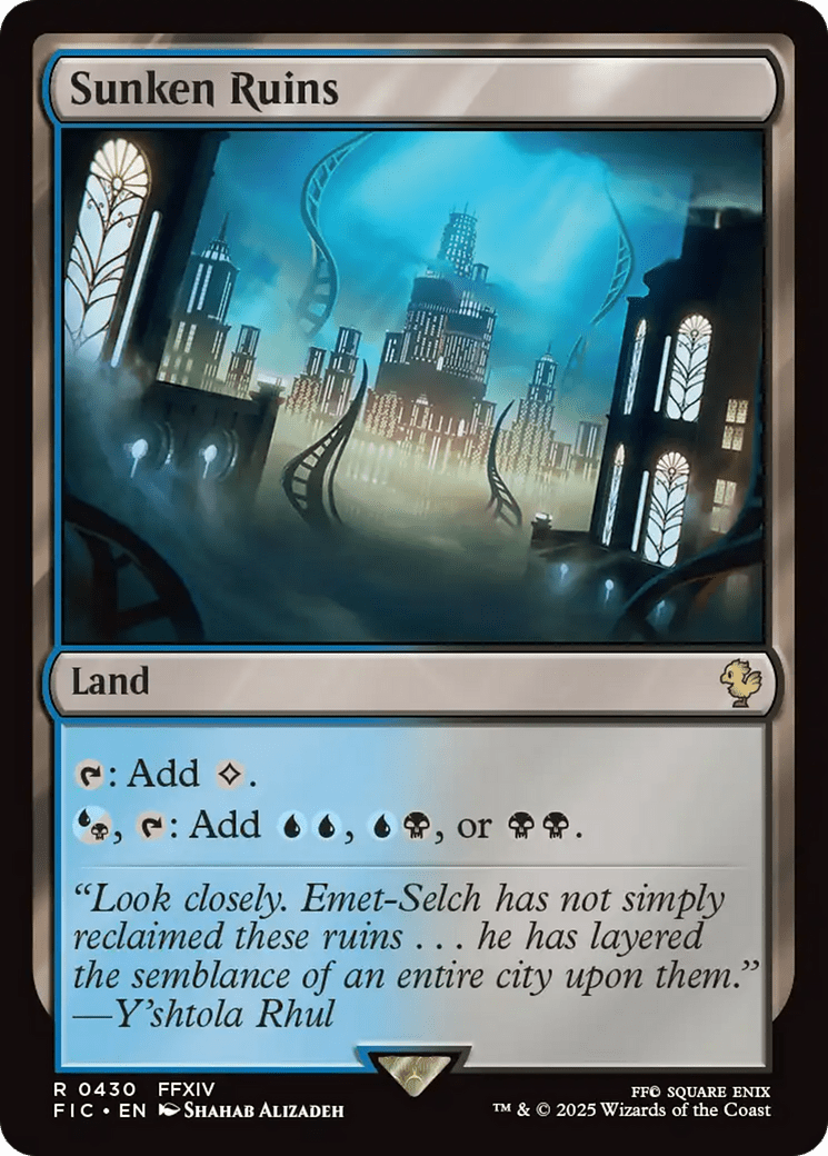 Sunken Ruins [FINAL FANTASY Commander] MTG Single Magic: The Gathering  | Multizone: Comics And Games